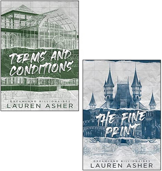2 books combo:The Fine Print +Terms and Conditions (Dreamland Billionaires Book Set)