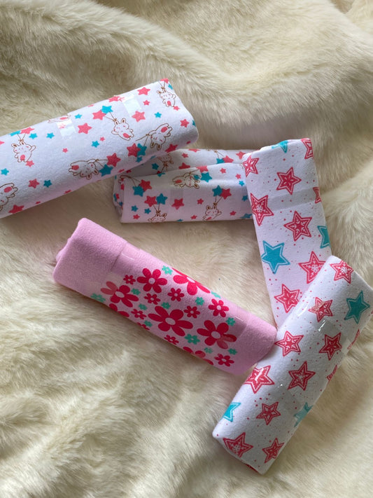 5 Pcs Half Sleeve Summer Romper For Babies (PINK) (3-6 Months)