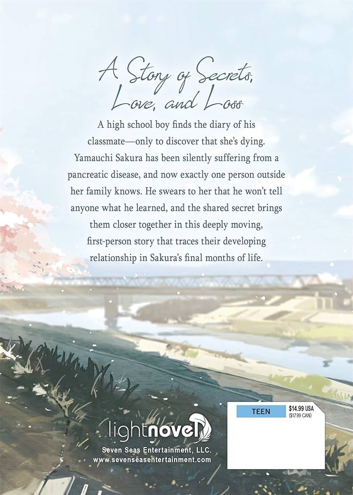 I Want to Eat Your Pancreas Novel by Yoru Sumino