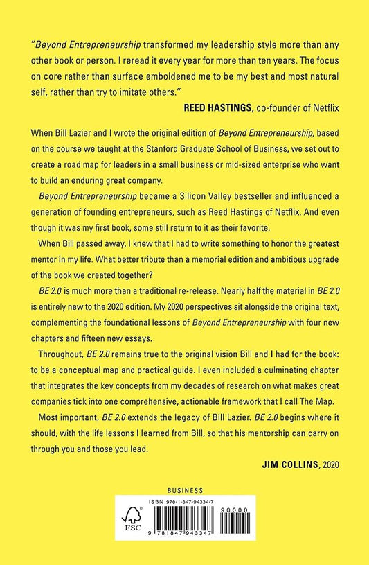 Beyond Entrepreneurship 2.0 by James C. Collins