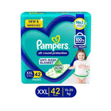 Pampers Baby Diapers Pants, Medium (42 Count)