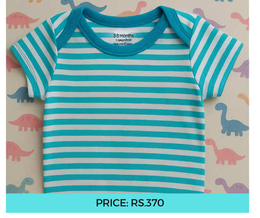 1 pc Half Sleeve Romper for 0 to 9 Month Newborn