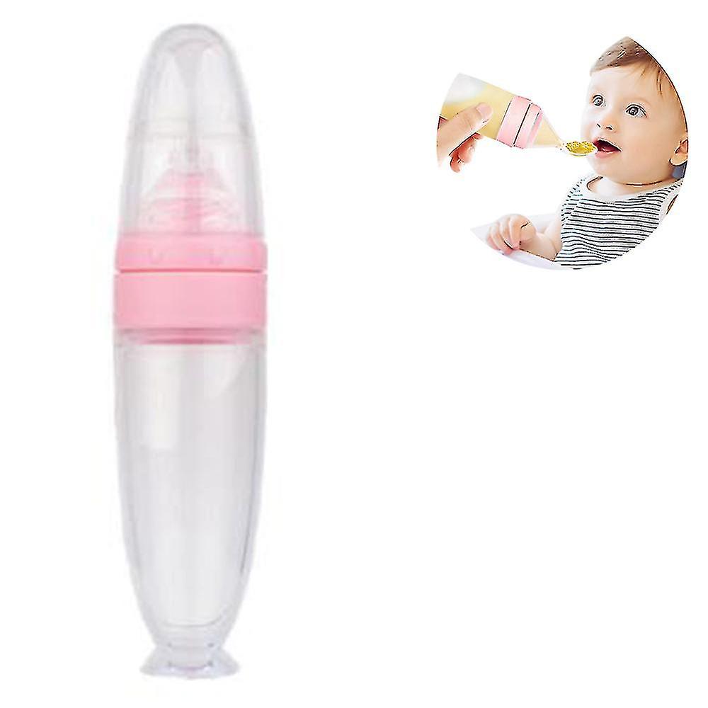 Lito Food Feeding Bottle With FULL Silicone Soft Tip Spoon