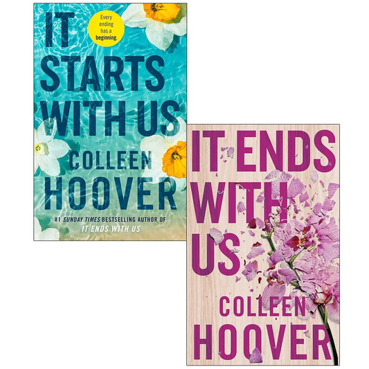 Combo of 2 Collen Hoover Books  (It ends with us+It starts with us)