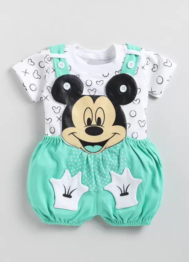 DISNEY Romper For Baby 12-18 Months (Blue, Pack of 1)