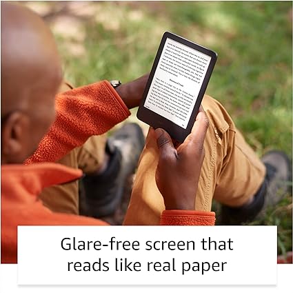 All-new Kindle (2022 release) – The lightest and most compact Kindle, now with a 6” 300 ppi high-resolution display, and 2x the storage (Black) Brand: Amazon