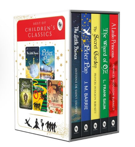 Best of Children’s Classics (Set of 5 Books): Perfect Gift Set for Kids by Frances Hodgson Burnett , Antoine de Saint-Exupéry, J.M. Barrie, L. Frank Baum