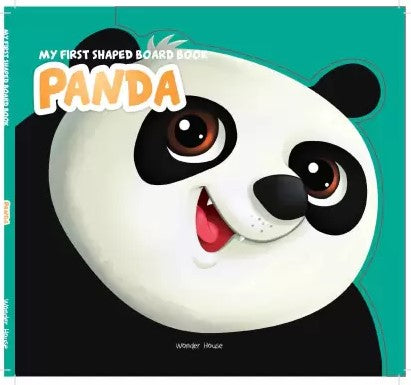 My First Shaped Board book - Panda, Die-Cut Animals, Picture Book for Children by Wonder House Books