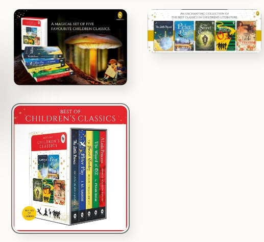 Best of Children’s Classics (Set of 5 Books): Perfect Gift Set for Kids by Frances Hodgson Burnett , Antoine de Saint-Exupéry, J.M. Barrie, L. Frank Baum