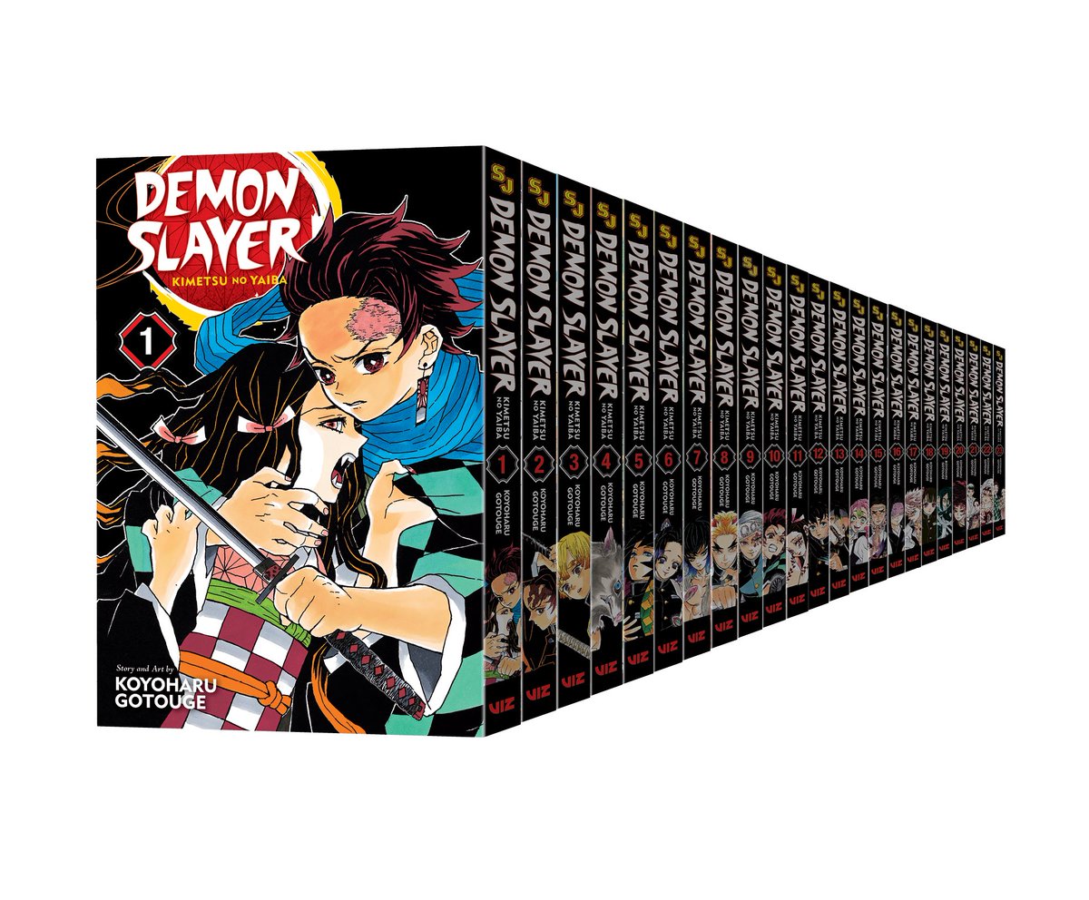 Demon Slayer Complete Box Set: Includes volumes 1-23 with premium Paperback – Box set by Koyoharu Gotouge (Author)