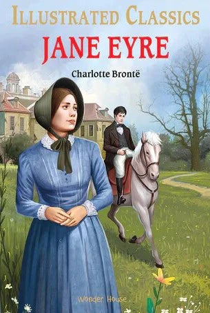 Jane Eyre : illustrated Abridged Children Classics English Novel By Charlotte Brontë