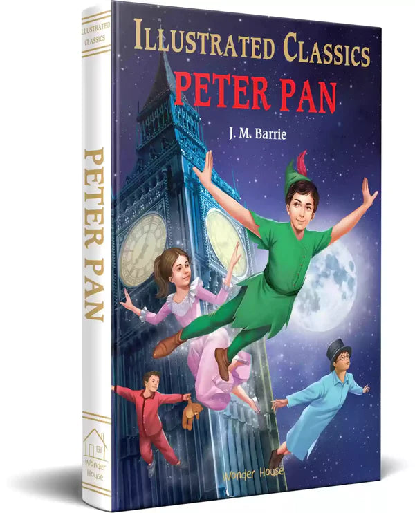Peter Pan : Illustrated Abridged Children Classics English Novel By J.M. Barrie