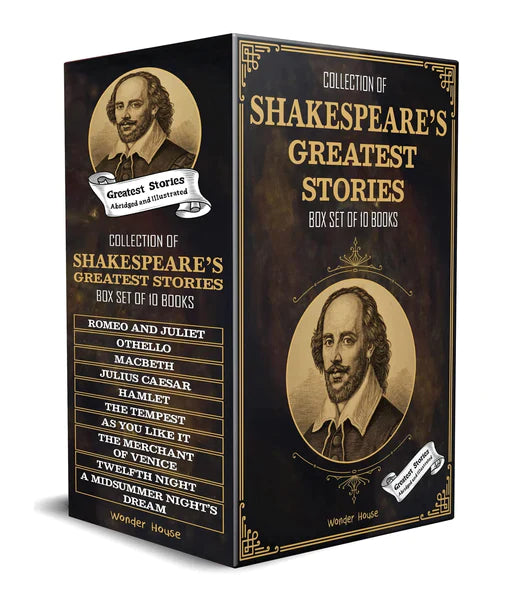 Collection of Shakespeare's Greatest Stories (Box Set of 10 Books) For Children By