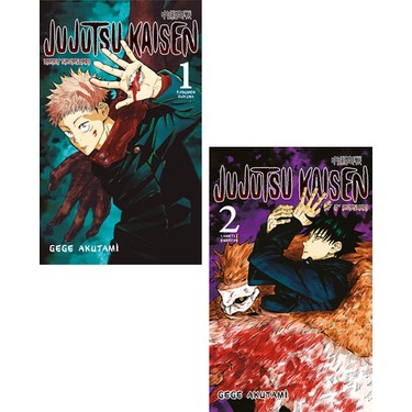Jujutsu Kaisen Vol 1+Vol 2 By Gege Akutami