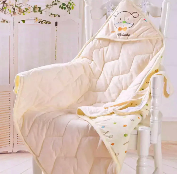 New Born Baby Wrap Blanket (Yellow)