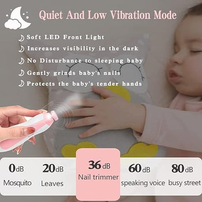 Safe And Effective Electric Nail Trimmer Set For Baby