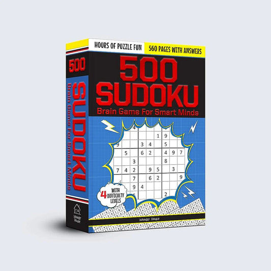 500 Sudoku Brain Games For Smart Minds By Wonder House Books