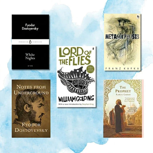 Classic Combo the prophet + metamorphosis+ white nights+ notes from underground+ lord of flies
