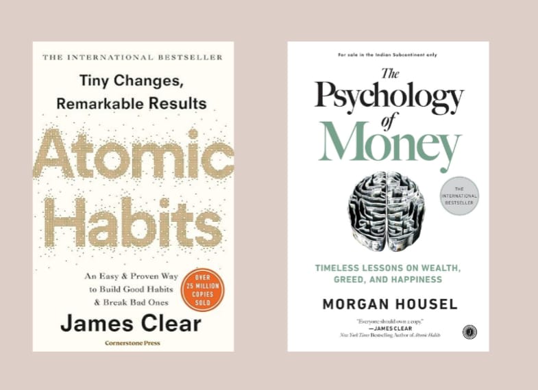 Combo: Self-help books: Atomic Habits & The Psychology of Money