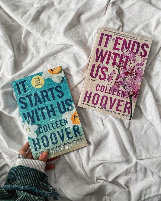 Combo of 2 Collen Hoover Books  (It ends with us+It starts with us)