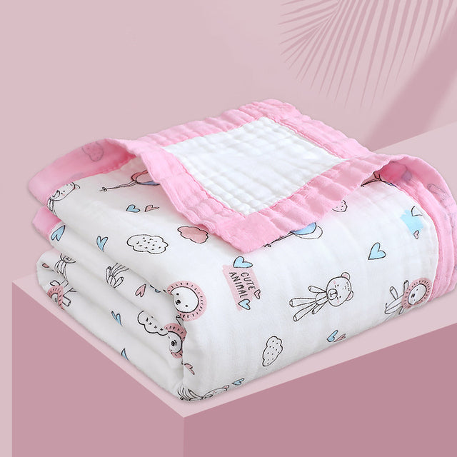 Baby 100 Cotton Super Soft Muslin Blanket Warm Blankets For Babies Cotton Blankets For Babies