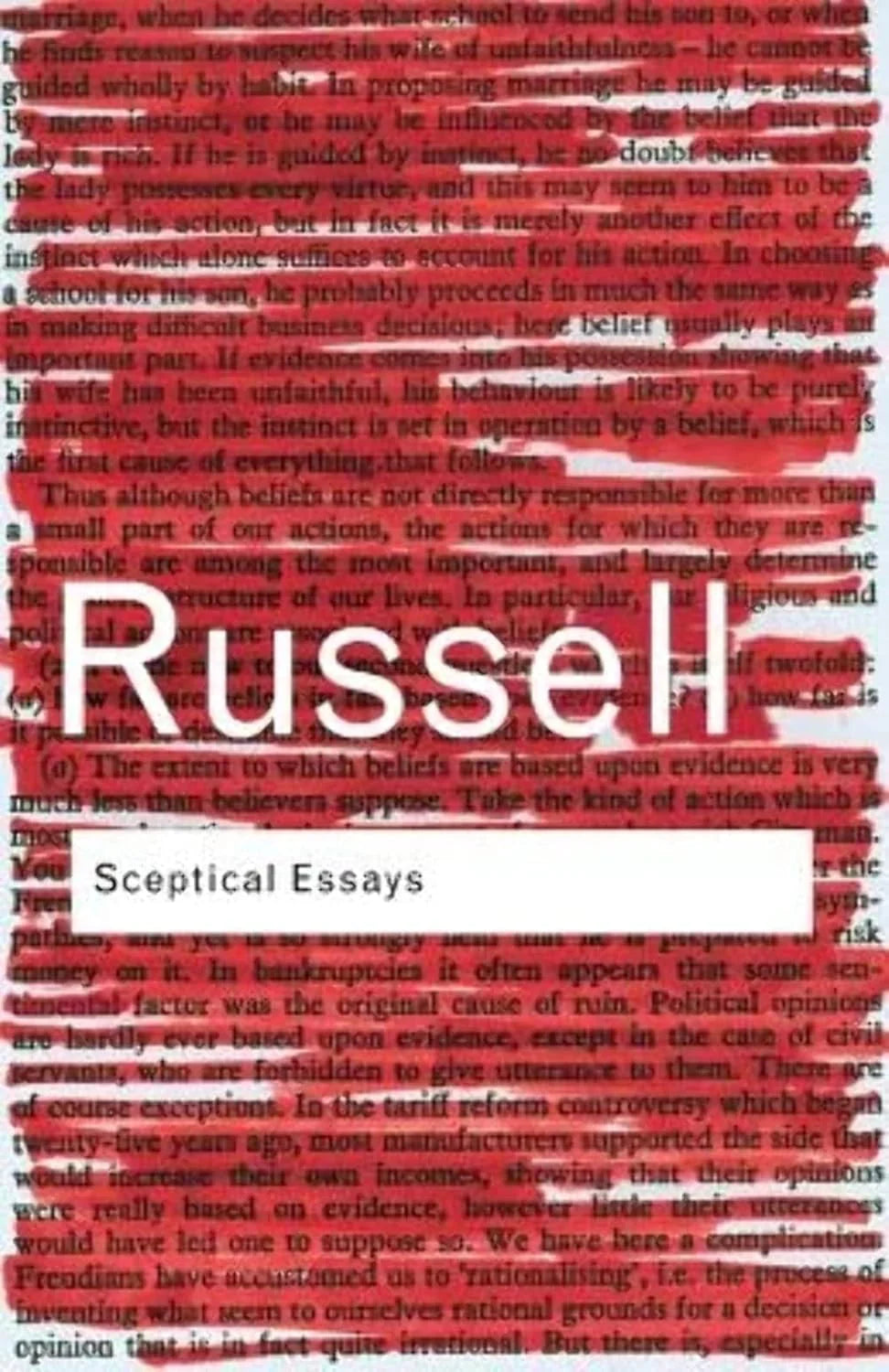 Sceptical Essays By Bertrand Russell