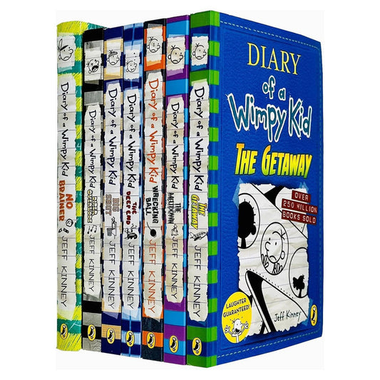 Diary of a Wimpy Kid Series 12-18 Collection 7 Books Set By Jeff Kinney