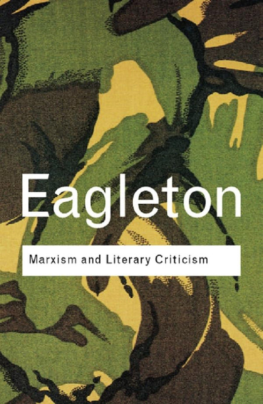 Marxism And Literary Criticism By  Terry Eagleton