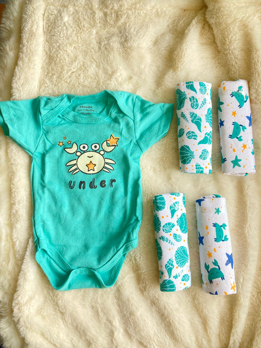 3 Pcs Half Romper for Baby