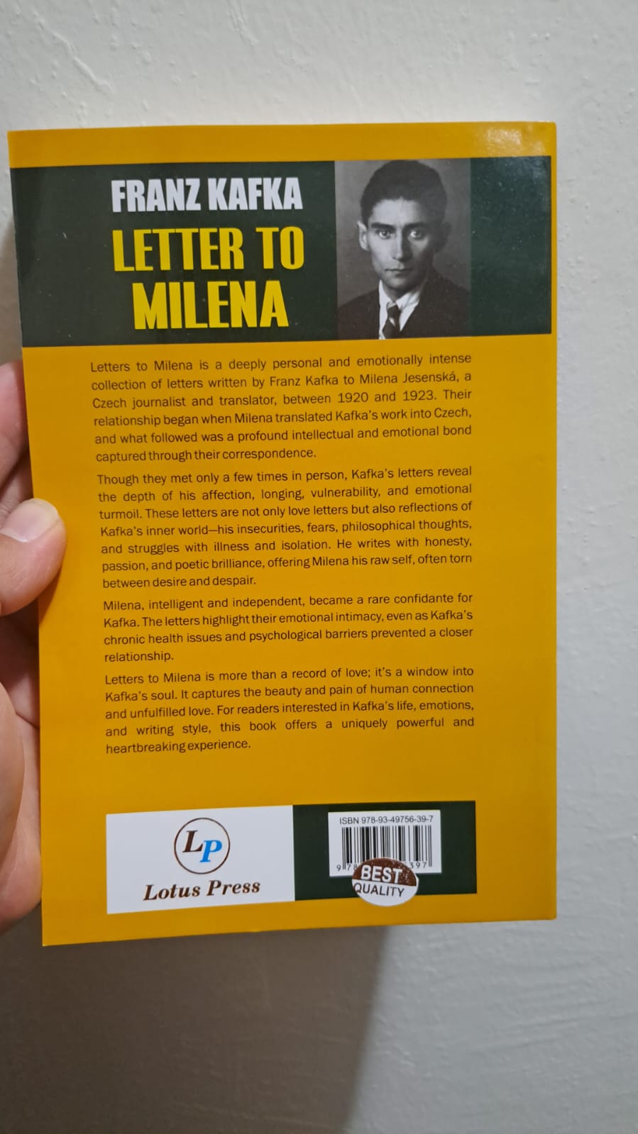 Letters to Milena by Franz Kafka