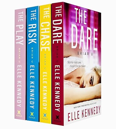 Briar U Series Books by Elle Kennedy (The Chase, The Risk, The Play & The Dare)