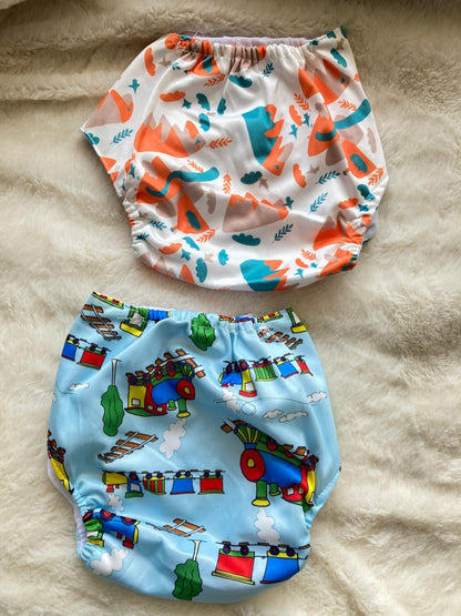 2 Pieces Best Washable And Reusable Diaper Panty For Babies