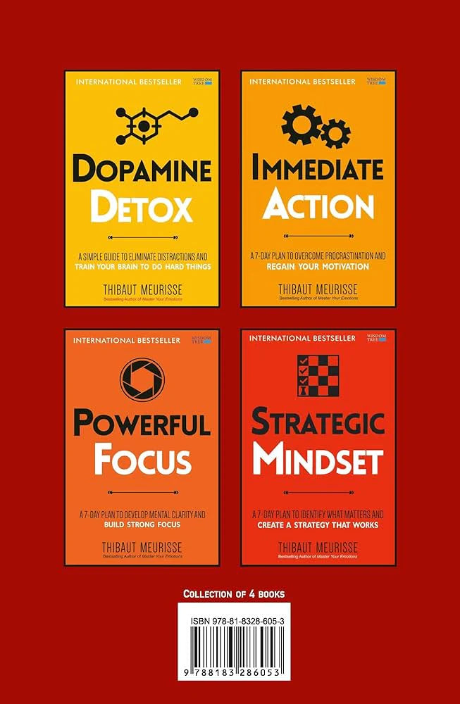 The Productivity Mindset 4 book Collection By Thibaut Meurisse