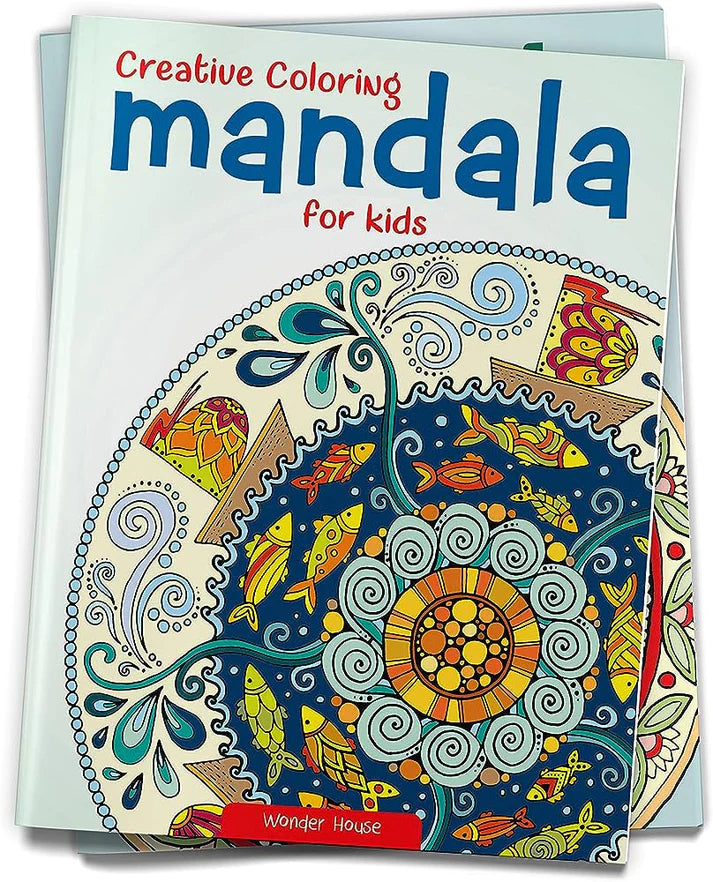 Creative Coloring Mandala For Kids (Coloring Book To Improve Concentration A) By Wonder House Books