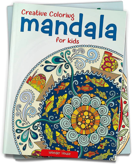 Creative Coloring Mandala For Kids (Coloring Book To Improve Concentration A) By Wonder House Books
