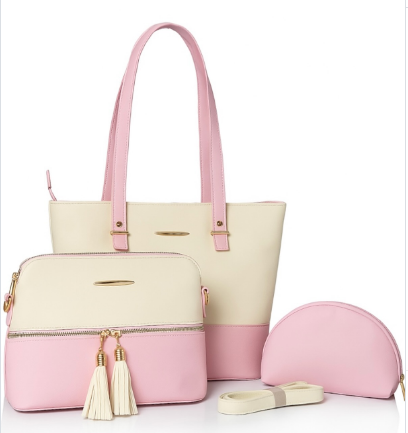 Pink Blush & Ivory Elegance Bag