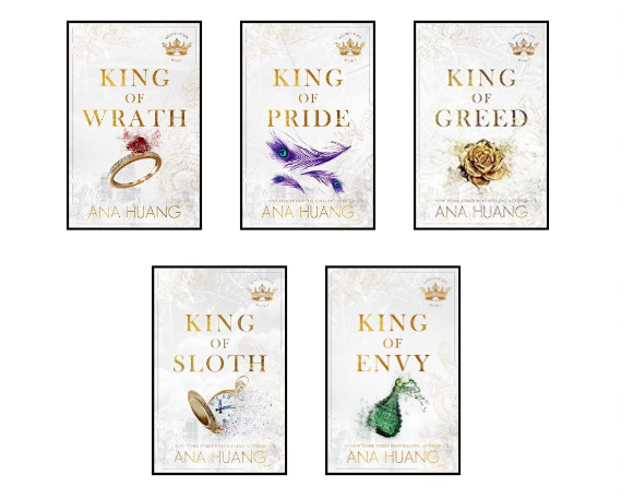 King of Sins Series by Ana Huang ( King of Wrath + King of Pride + King of Greed + King of Sloth + King of Envy )