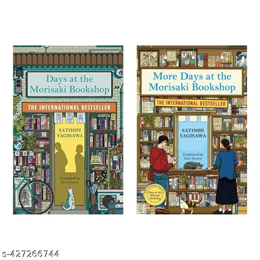 2 Best books combo Days at the Morisaki Bookshop & More Days at the Morisaki Bookshop By Satoshi Yagisawa ( English, Paperback ) Bestseller