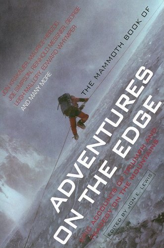 The Mammoth Book of Adventures on the Edge by Jon E. Lewis (Editor)