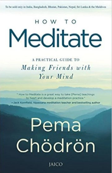 How to Meditate: A Practical Guide to Making Friends with Your Mind by Pema Chodron