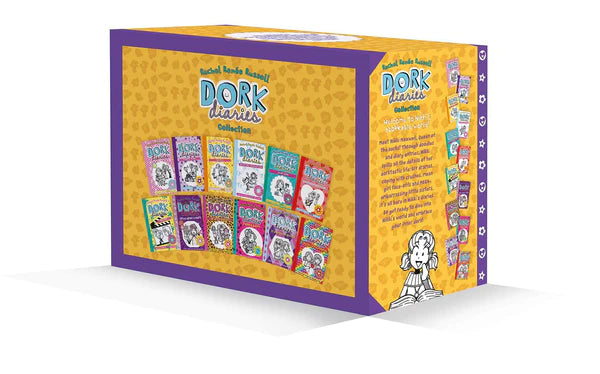 Dork Diaries Flex Box set x 12 By Rachel Renée Russell