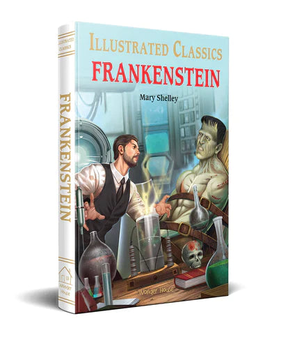 Frankenstein for Kids : Illustrated Abridged Children Classics English Novel By Mary Shelley